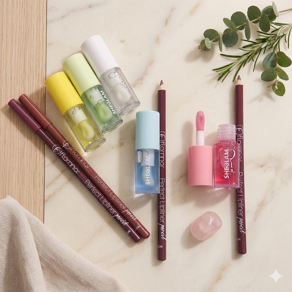 Twin Deal – She Glam Lip Oil + Lip Pencil
