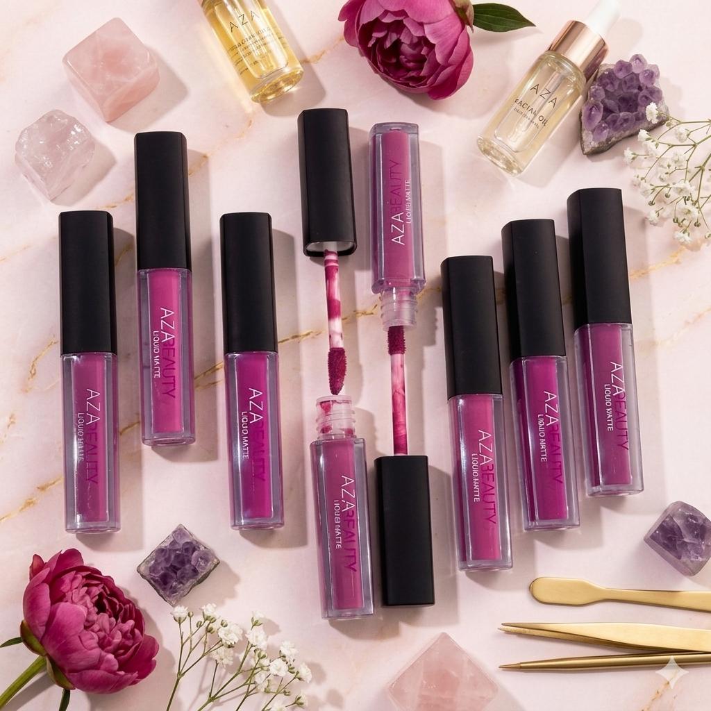 6 Pcs Mini Lip Gloss Set