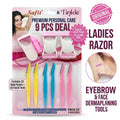 9 Pcs Deal – 3 Tinkle Razors + 6 Safit Razors
